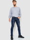 Синие классические джинсы с карманами | 6759268 | фото 2