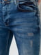 Сині джинси з потертостями | 6759270 | фото 5