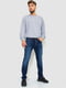 Синие классические джинсы с карманами | 6759273 | фото 2