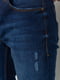 Синие классические джинсы с карманами | 6759273 | фото 5