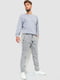 Светло-серые прямые джинсы с карманами | 6759278 | фото 2