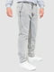 Светло-серые прямые джинсы с карманами | 6759278 | фото 3