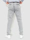 Светло-серые прямые джинсы с карманами | 6759278 | фото 4