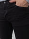 Зауженные черные джинсы с карманами | 6759286 | фото 5