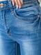 Сині джинси скіні з потертостями | 6759293 | фото 5