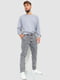 Серые прямые джинсы с карманами | 6759294 | фото 2