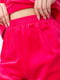 Рожевий велюровий костюм: футболка та шорти | 6759302 | фото 6