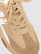 Бело-бежевые кроссовки с замшевыми вставками | 6759344 | фото 2