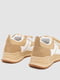 Бело-бежевые кроссовки с замшевыми вставками | 6759344 | фото 4