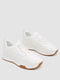 Белые кроссовки на шнуровке | 6759374 | фото 3