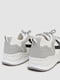 Бело-серые кроссовки с черными вставками | 6759377 | фото 4