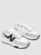 Бело-серые кроссовки с черными вставками | 6759379 | фото 3