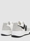 Бело-серые кроссовки с черными вставками | 6759379 | фото 4