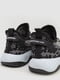 Серо-черные текстильные кроссовки на шнуровке | 6759394 | фото 4