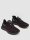 Черные текстильные кроссовки с перфорацией | 6759396 | фото 3