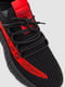 Черные текстильные кроссовки с перфорацией | 6759402 | фото 2