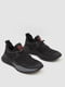 Черные текстильные кроссовки на шнуровке | 6759409 | фото 3