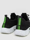 Черные текстильные кроссовки на шнуровке | 6759426 | фото 4
