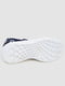 Темно-синие текстильные кроссовки на белой подошве | 6759430 | фото 5