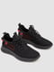 Черные текстильные кроссовки на шнуровке | 6759431 | фото 3