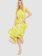 Жовта повітряна сукня в квітковий принт | 6759487 | фото 3