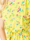 Жовта повітряна сукня в квітковий принт | 6759487 | фото 5