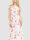 Нежно-розовое легкое платье в цветочный принт | 6759491 | фото 2