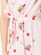 Нежно-розовое легкое платье в цветочный принт | 6759491 | фото 5