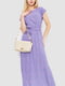 Сиреневое платье А-силуэта из струящейся ткани | 6759495 | фото 2