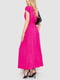 Розовое платье А-силуэта на поясе | 6759501 | фото 4