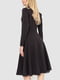 Чорна сукня А-силуету на запах | 6759508 | фото 4