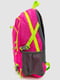 Розовый рюкзак с боковыми карманами сеткой | 6759515 | фото 2