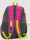 Розовый рюкзак с боковыми карманами сеткой | 6759515 | фото 3