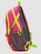Розовый рюкзак с боковыми карманами сеткой | 6759516 | фото 2