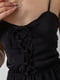 Черный сарафан со шнуровкой на груди | 6759523 | фото 5