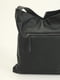 Кожаная черная сумка-мешок | 6759684 | фото 3