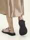 Шкіряні босоніжки кольору візон із закритим носком | 6759699 | фото 5
