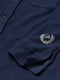 Флисовая синяя куртка-рубашка на пуговицах | 6685264 | фото 10