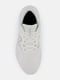 Текстильные белые  кроссовки с логотипом бренда | 6729690 | фото 9