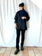 Джинсовая куртка-рубашка черного цвета на пуговицах | 6729769 | фото 16