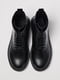 Ботинки черные на шнуровке | 6759830 | фото 2