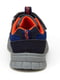 Кросівки сині на липучці та еластичних шнурках-обманках | 6759931 | фото 3
