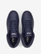Високі кросівки синього кольору з вишитим логотипом бренду | 6729648 | фото 9