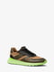 Комбіновані різнокольорові кросівки з логотипом бренду | 6729681 | фото 5