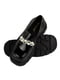 Чорна лаковані туфлі-лофери з декоративною фурнітурою | 6759942 | фото 3