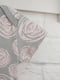 Боді із стрейч-куліру сіре з квітковим принтом | 6760135 | фото 2