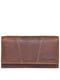 Шкіряний коричневий гаманець | 6760240