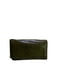 Темно-зелений шкіряний гаманець | 6760384