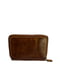 Шкіряний коричневий гаманець | 6760449 | фото 2
