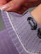 Демісезонні фіолетові шкарпетки з написом | 6761030 | фото 3